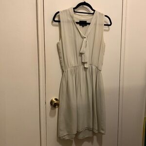 Cynthia rowley light green silk dress
